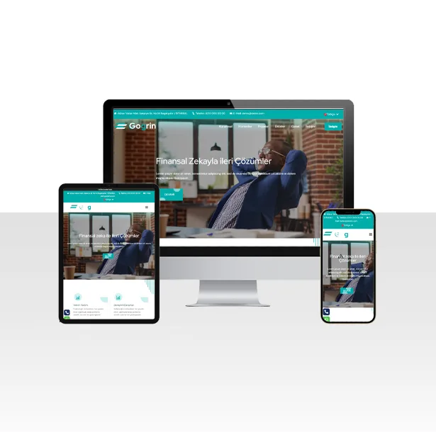 Finans ve Yatırım Danışmanlığı Web Sitesi Paketi Finance