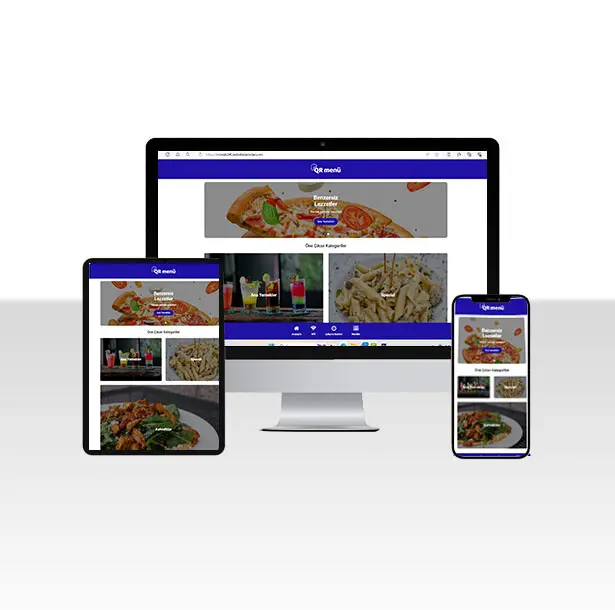 Hazır QR Menü Web Sitesi Paketi QR RES